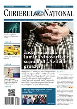 Prima pagină anunț în ziarul Curierul National